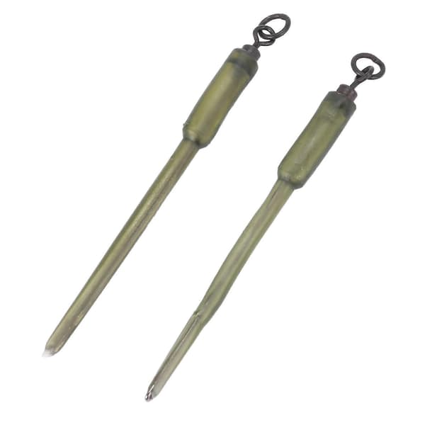 20 stk Karpefiske Koblingsvirvler PVA-rørposer Stangfester Solid Bag Stangfester Blyinnsats Endeterminal T