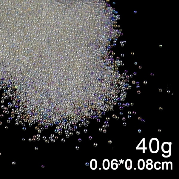 Dekorationer Micro Nail Caviar Pixie Kristaller för Naglar DIY