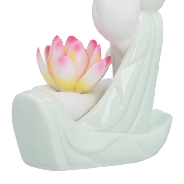 Vandfald Røgelsebrænder Innovativ Tilbageflow Keramik Røgelseholder Håndværk Meditation Dekoration
