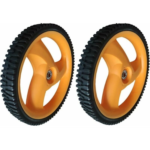 2 x Bakhjul 293mm 78 Tenner for Craftsman, Partner, Electrolux, McCulloch, Rally og andre gressklippere