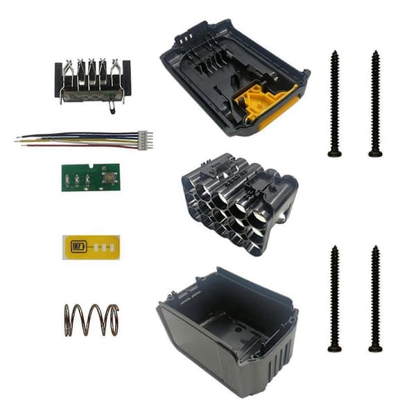 5x 15x18650 Li-ion Batteri Plastik Etui Hus Til 18v 20v
