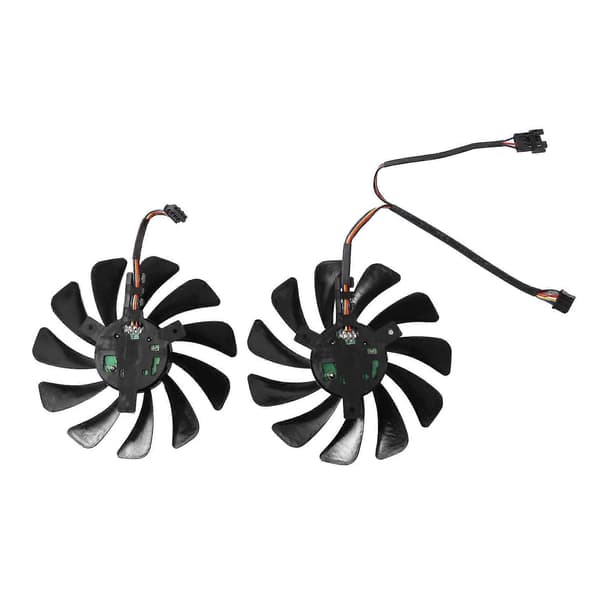 2 stk./sett 95 mm GPU-kjølevifte for Rx 590, Rx 580 Gts grafikkort