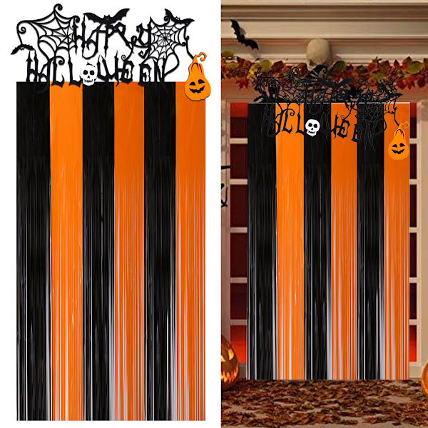 Halloween Dørgardin, Skinnende Inngangsdørgardin med