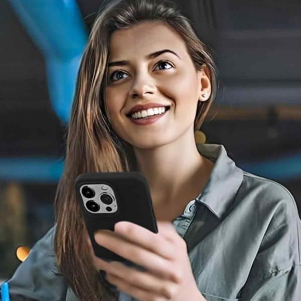 TPU-kotelo iPhone 14 Prolle - Musta, ohut ja suojaava