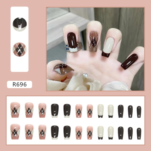 Joefnel Press on Nails  Europeiska falska naglar Press on Nails UV
