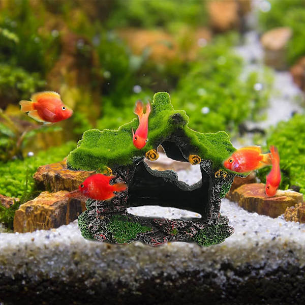 Akvarium Dekoration Hus Harpiks Hul Hule Hus, Betta Fisk