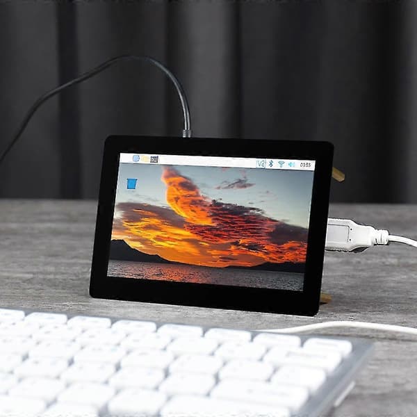 5 Tommers Skjerm 800x480 Ips Multi-touch Kapasitivt Berøringspanel Lcd Skjerm For Raspber