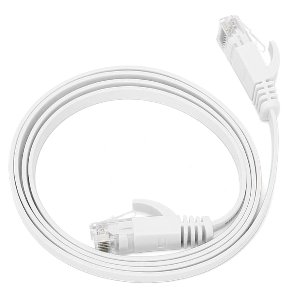 Ethernet-kabel CAT6 Gigabit 8-kjerne tvinnet par nettverksjumper Flat kobbertråd Forbruksvarer 1 meter