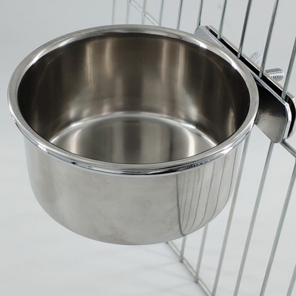 Foder dåser, kopper, rustfrit stål papegøjer, fugle, katte, hunde