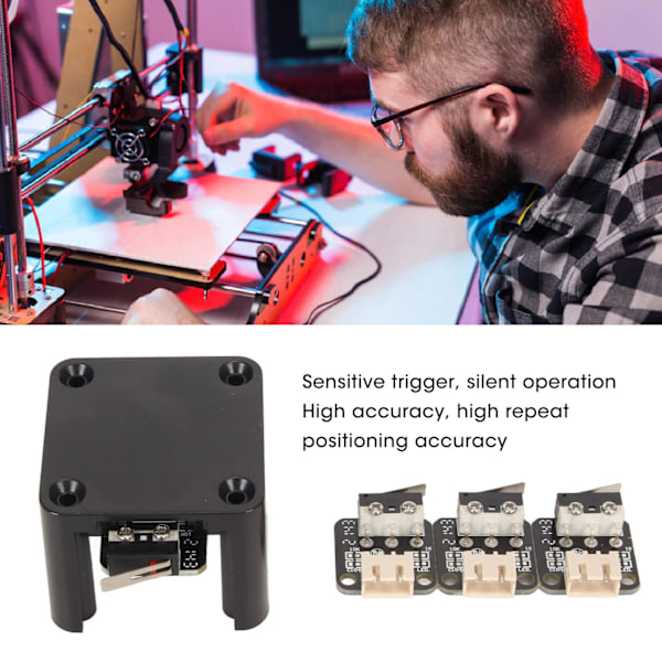 3D-printergrensebryter for Ender3 for Ender3 Pro for Ender 3 Max for CR 10 V3 S4 Plug and Play Grensebryter