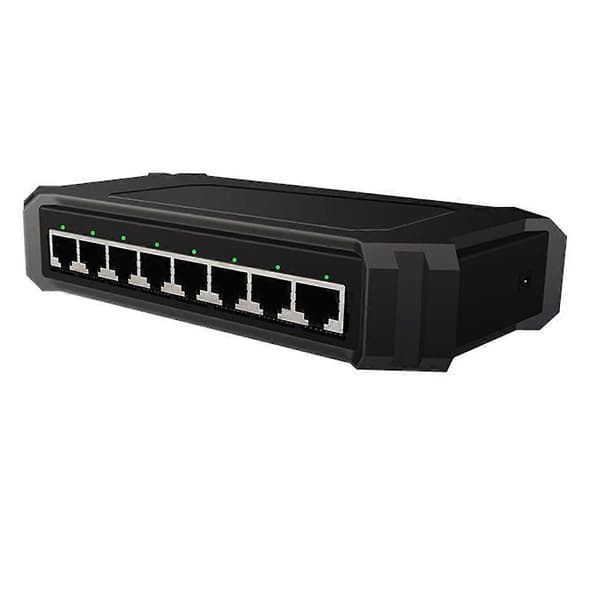 Txe067-8-port Gigabit Uadministrert Switch Nettverksovervåking Åtte-port Switch EU Plugg