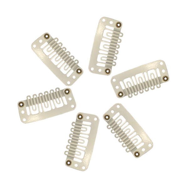 140 st clips Wigs Clips U-form Snap Clips Järn Metall Ersätt