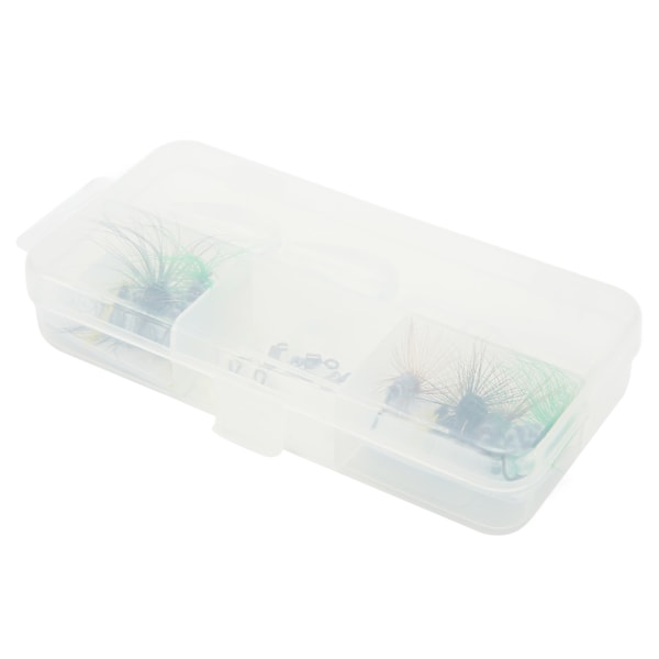 Flugfiske Flugor Kit Flugfiske Bete Kit med Kastare Krok Lekande Plastpärlor Förvaringslåda