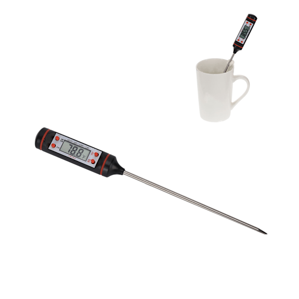 Kökstermometer för vätsketemperatur, mångsidig grilltermometer för mat och kött