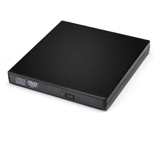 Ekstern CD/DVD-drev til bærbar computer, USB 3.0 CD ROM-læser med bred kompatibilitet til Windows, Apple Mac Pro, MacBook, Linux (ultratynd, børstet)