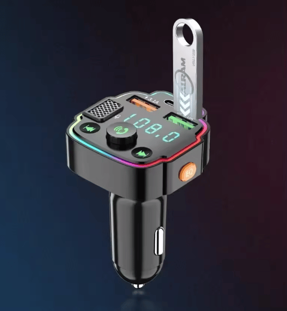 Bluetooth FM-sändare för bil, MP3-spelare, handsfree, PD