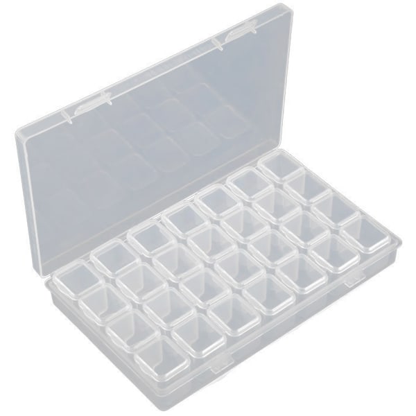 Rhinestone Organizer Box, 3D akryl Nail Charms förvaringsbox style 1
