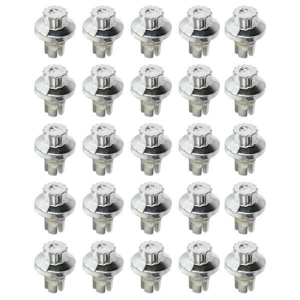 25 stk Hjulfelgnagler Lippe Nagler Muttere for AH Ds Serie Hjulfelger Deksel Lippe Skrue Bolt Dekk