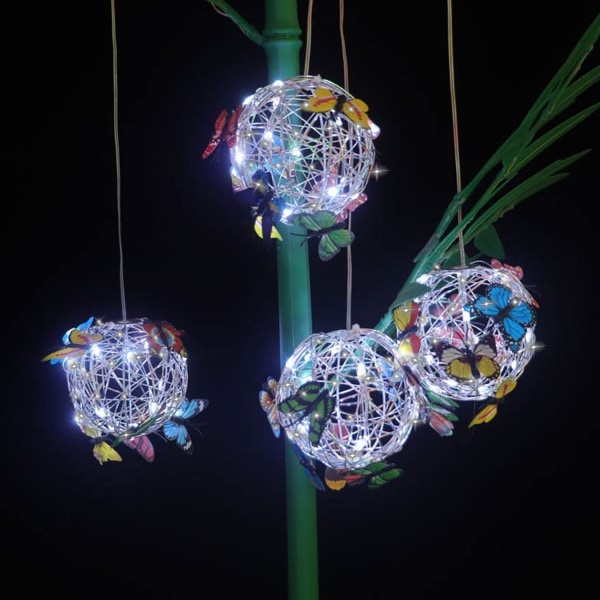 2-pak led-lys - dekorative til haven