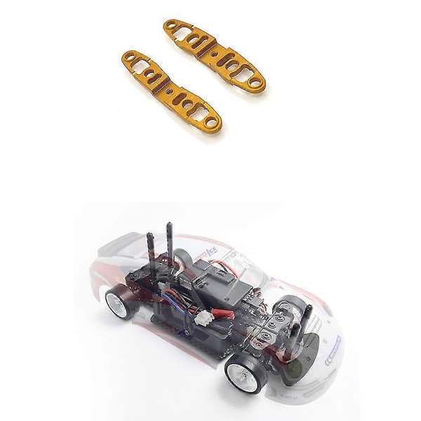 2st Metall Främre Bakre Styrkoppsfäste För Mini-q 1/28 Rc Driftbil Uppgraderingsdelar,4