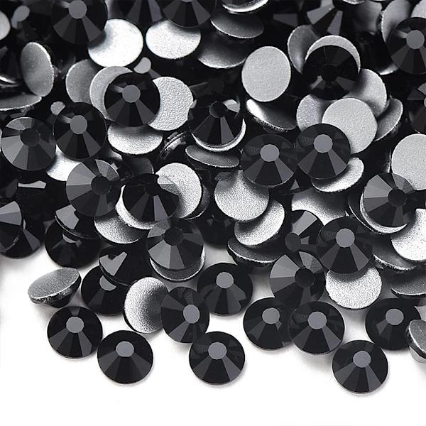Flat Back Nail Crystals Glas Crystal Strass f r Craft Nails Danskostymer black c8b6 black Fyndiq