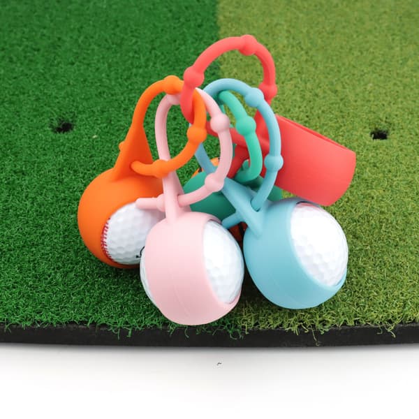 Golfpallon pidike, 5 kpl silikonisuojaholkki vyötärölenkki