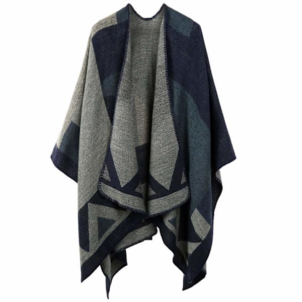 Varm Vinterponcho Sjal, Kofta för Flickor Presenter