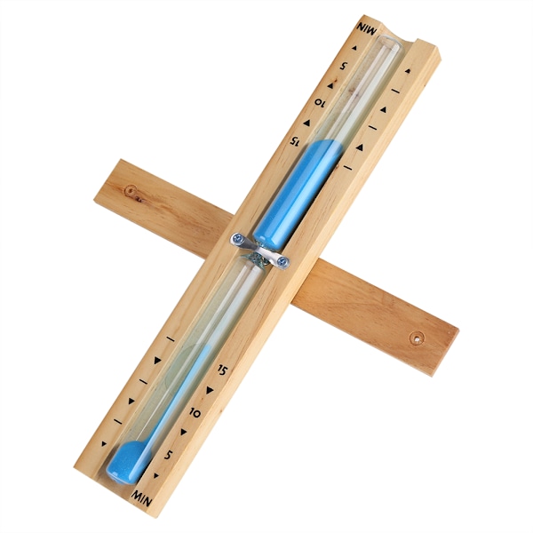 15-minuters bastutimer, massivt trä och glaskonstruktion, klassisk minimalistisk design för alla basturum