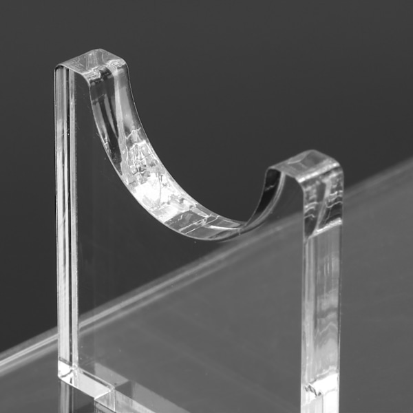 Transparent Lys Sabel Akryl Stativ Skrivebord Lys Sabel Leke Display Stativ Dekorativ Holder