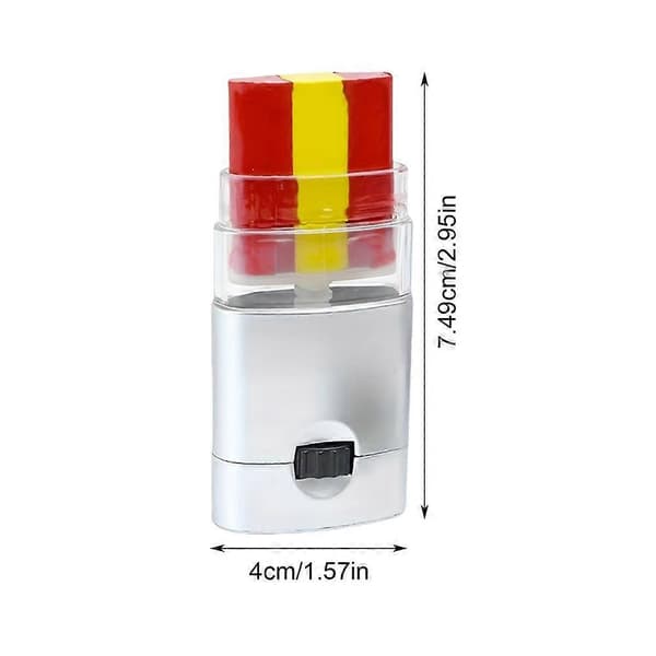 Regnbue Ansigtsmaling Stick - Levende 3-farvet makeup-pen, vaskbar Pride ansigtsmarkør Spain