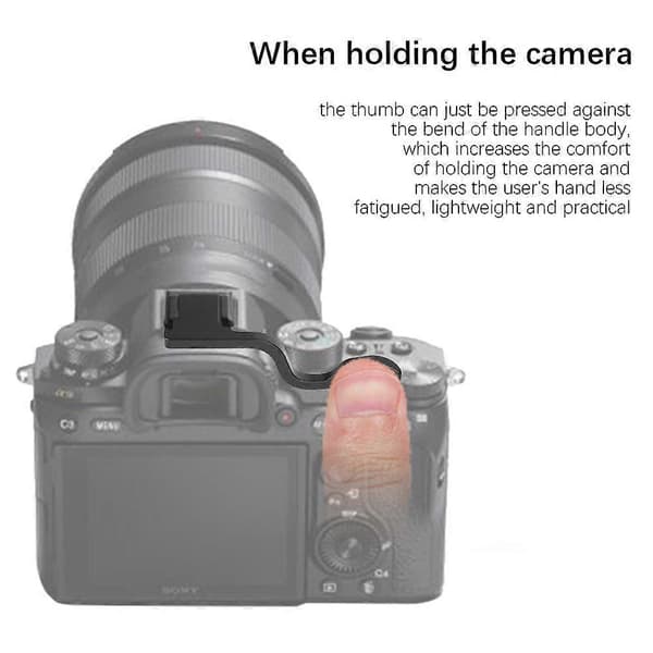 Kameratumgrepp i aluminiumlegering för Fuji X‑T10/X‑T20/X‑T30/X‑T1/X‑T2/X‑T3