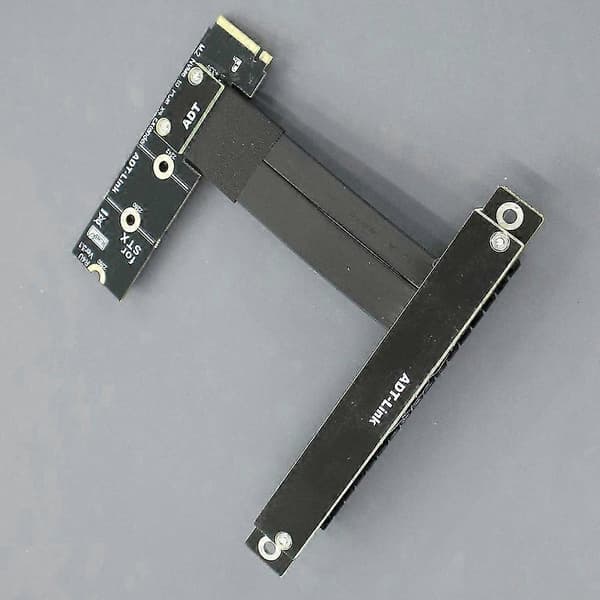 PCI-e PCI Express 16x til 4x Skjøtekabel Express Kort Adapterkabel 90 Grader til 180 Grader