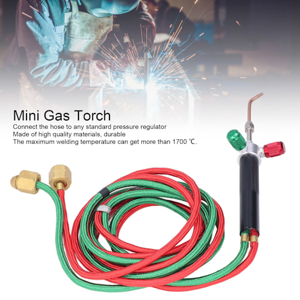 Mini Gasbrænder Metalisk Kobber Materiale Holdbar Højtemperatur Svejsning Gasbrænder Lodning
