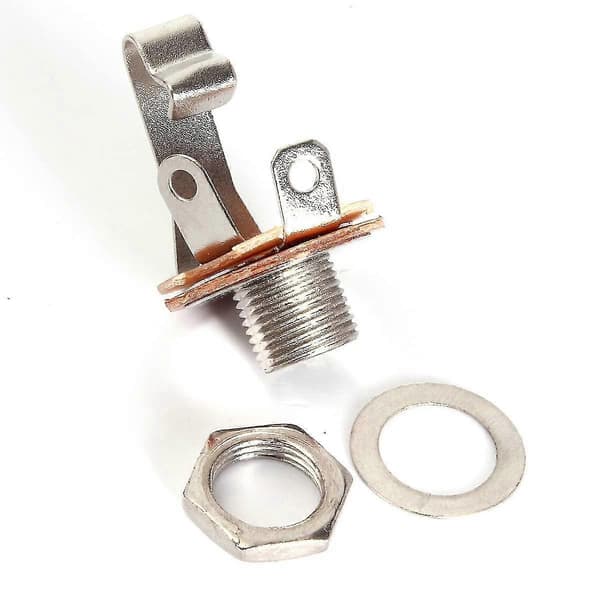 10 stk. Mono Input Jack til Guitar Bas 6,35 mm Orange