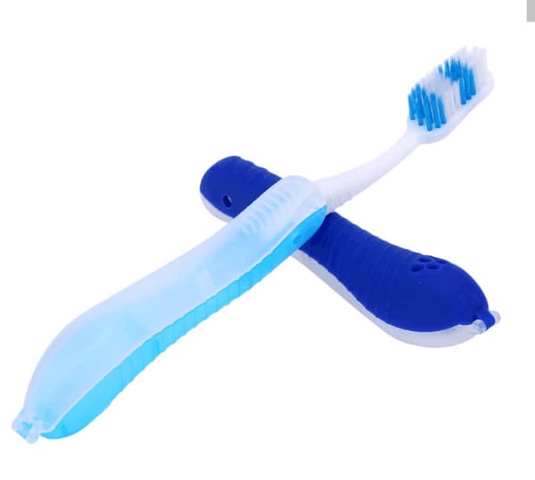 Sammenklappelig Rejsetandbørste Bærbar Rejsestørrelse Blød Tandbørste fo