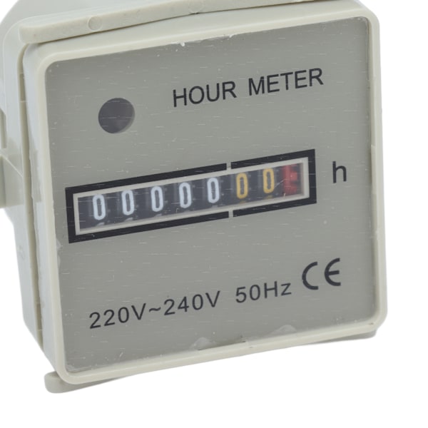 Timräknare Mekanisk Timräknare Industriell Timer med Indikator HM‑2/UWZ48 220‑240V 0.3W