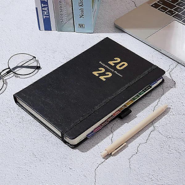 2022 Planlegger Akademisk Ukentlig & Månedlig Planlegger, Daglig Planlegger Med Kalender, Kalender Planlegger D