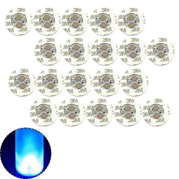 LED-underlag, LED-klistremerker underlag som lyser opp for drikkevarer, blinkende lys