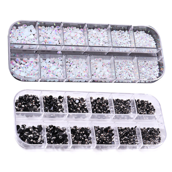 Flat Back Glass Rhinestones Crystals for Nail Art style 9