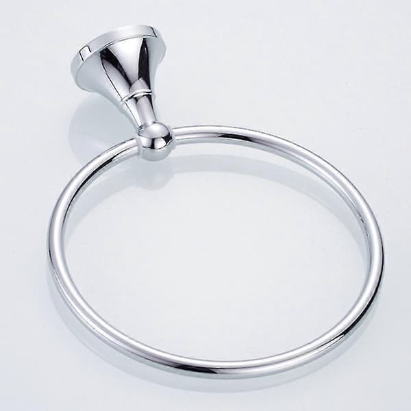 Silver Mässing Handdukshållare, Väggmonterad Handduksstång, Badrum Kök Antik Mässing T