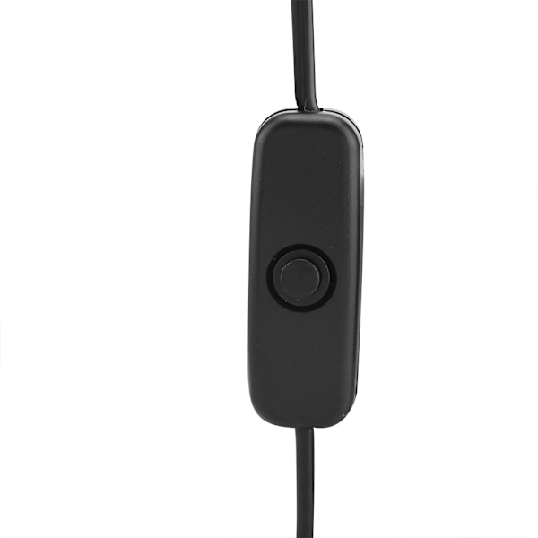 USB-LED-pöytälamppu Mini-työpöytäyölamppu klipsillä kotiin, opiskeluun ja lukemiseen, musta lämmin