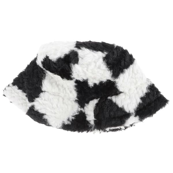 Vinterplysch Bucket Hat Vinterfiskarhatt Trendig Varm Bucket Hat för kvinnor