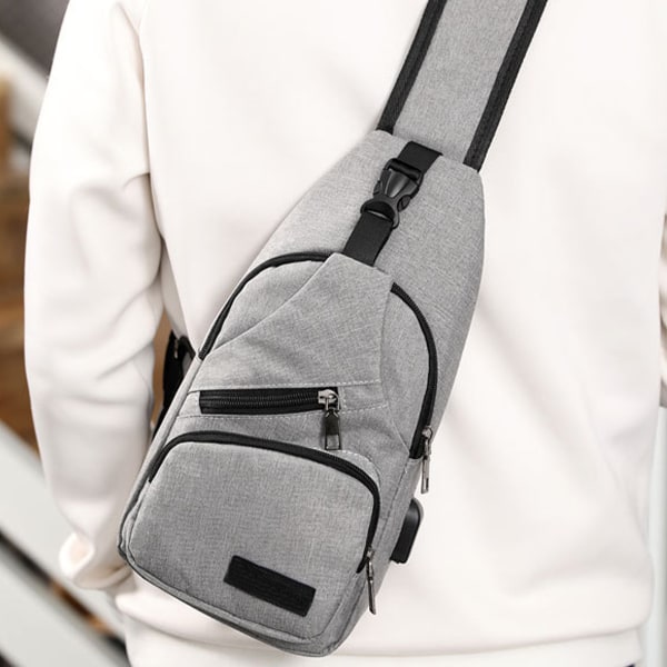 Sling Ryggsäck Multifunktionell Crossbody Väska Sling Väska Dagryggsäck