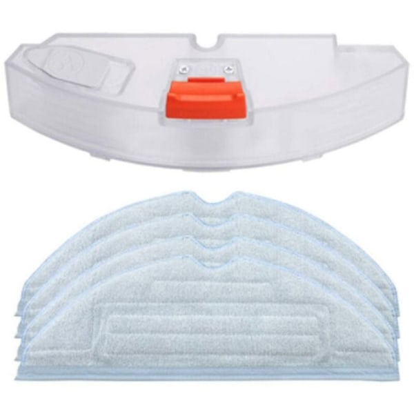 Silverjonmopp, VibraRise Ersättningspad För Oöverträffad Hygien Och Prestanda, Mikrofibermoppdynor För Xiaomi Roborock Dammsugare, Maskin