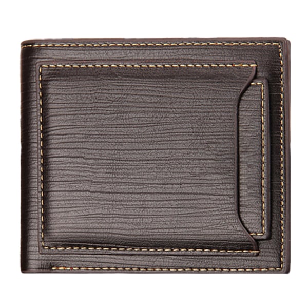 Läder Minimalistiska plånböcker för män Front Pocket Card Holder