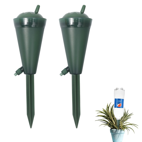 Växtbevattningspikar 2-pack automatiska droppbevattningsanordningar