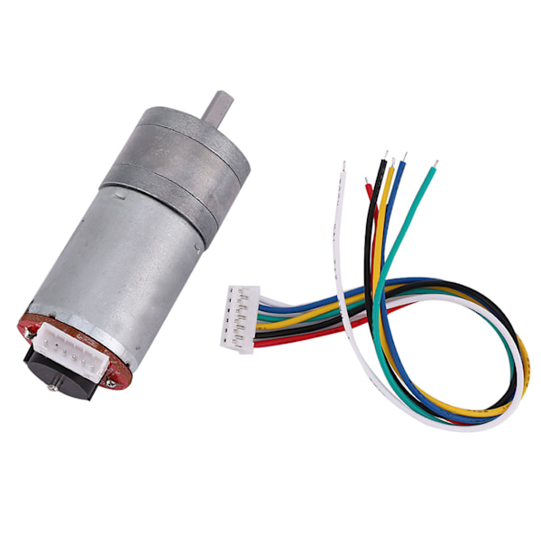 DIY Encoder Gear Motor med Monteringsbrakett 65mm Hjulsett for Smartbilrobot DC12V(100RPM)