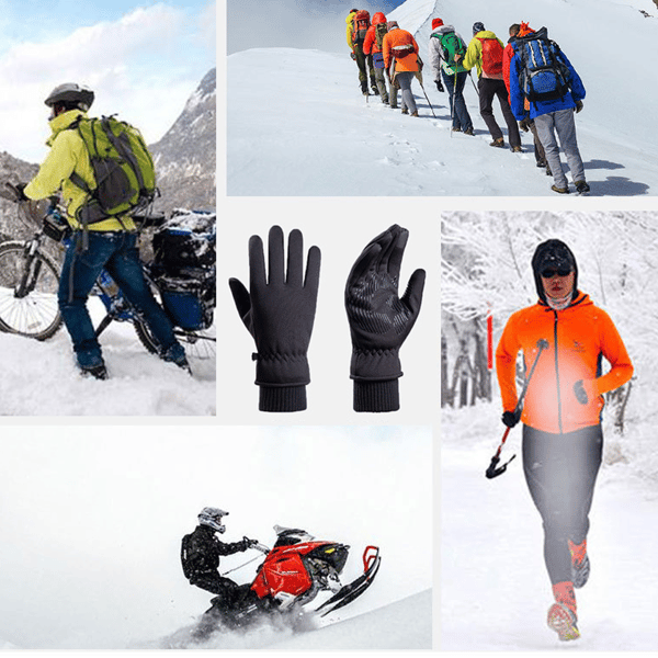 Udendørs Touch Screen Ridehandsker Varme Fuld Finger Ski Bjergbestigning Handsker