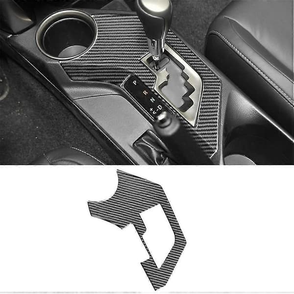 Til 2014 2015 2016 2017 2018 2019 Lhd Tilbehør Kulfiber Gearskifte Panel Dekorations Cover Tri