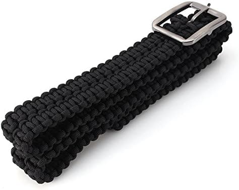 550lbs Paracord Overlevelsesbælte Utility Bælte Dobbelt Cobra Solid Ste